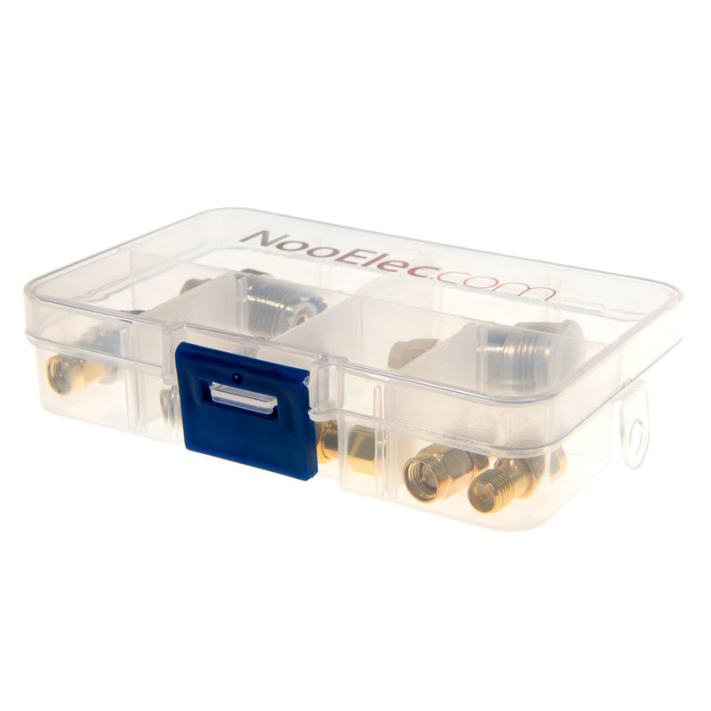 [Australia - AusPower] - SMA Adapter Connectivity Kit: 8 Adapters for NESDR (RTL-SDR) SMA Radios w/Case 