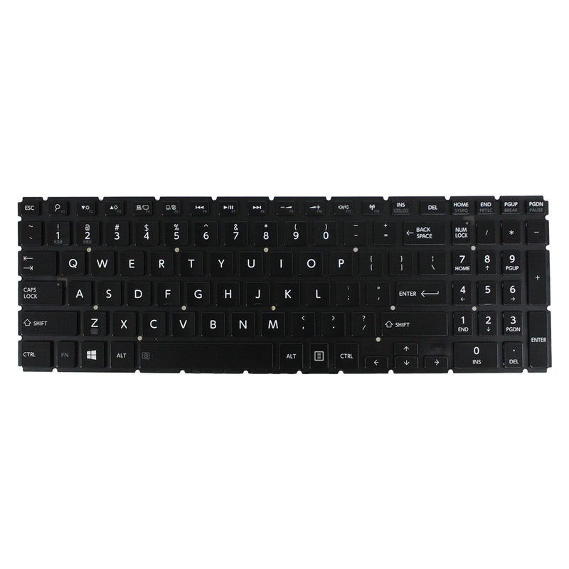 [Australia - AusPower] - GinTai Laptop US Keyboard with Backlit Replacement for Toshiba Satellite S55-B5258 S55-B5266 S55-B5268 