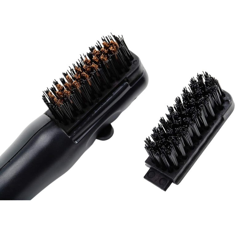 [Australia - AusPower] - Frogger Golf BrushPro Retractable Dual-Bristle Club Brush/Groove Cleaner Blue 