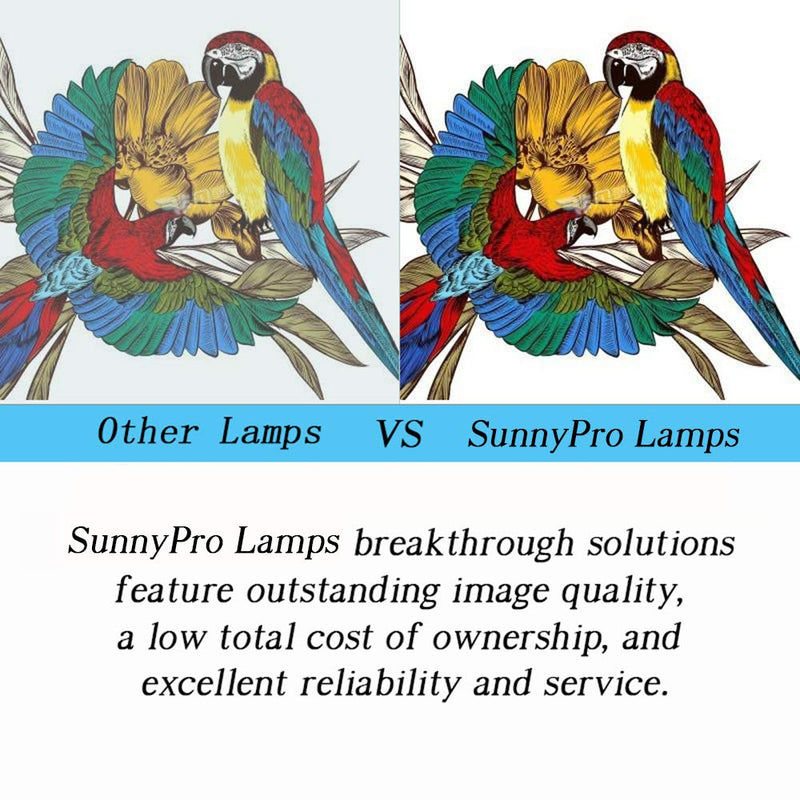 [Australia - AusPower] - SunnyPro V13H010L57 Projector Lamp ELPLP57 Compatible for Epson BrightLink 450WI Brightlink 455Wi BrightLink 455WI-T EB-450WI EB-455WI EB-460 EB-460i EB-465i H318A H343A Powerlite 450W Powerlite 460 