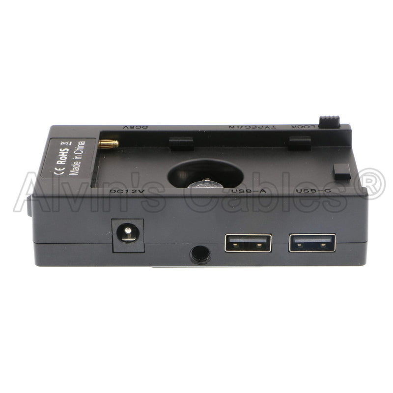[Australia - AusPower] - Alvin’s Cables F970 F550 F770 Multi-Use Power Supply Adapter with DC 12V 8V Output USB-C 9V Fast Charging Type-C 5V Power Input for Sony NP-F Series Batteries 