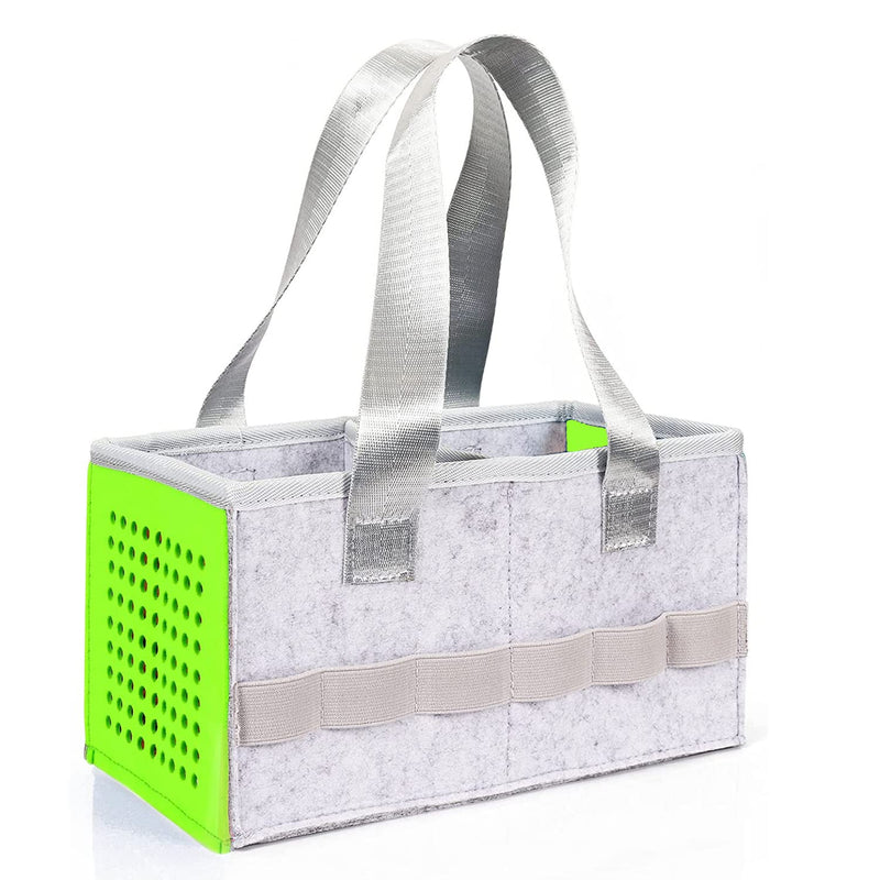 [Australia - AusPower] - Carry Bag for Toniebox Audio Player Starter Set,Felt Organizer Case for Tonie Starter Set Storage Bag (Green) Green 