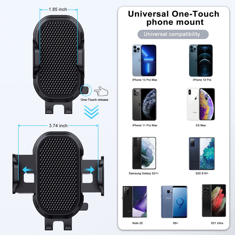 [Australia - AusPower] - Cup Phone Holder for Car, Flexible Gooseneck Cup Holder Phone Mount Adjustable Cupholder Compatible with iPhone 13 Pro Max 12 Pro 11 Pro Max XS Max Samsung Galaxy S21+ S20 S10+ S9+ Note 20 S21 Ultra 