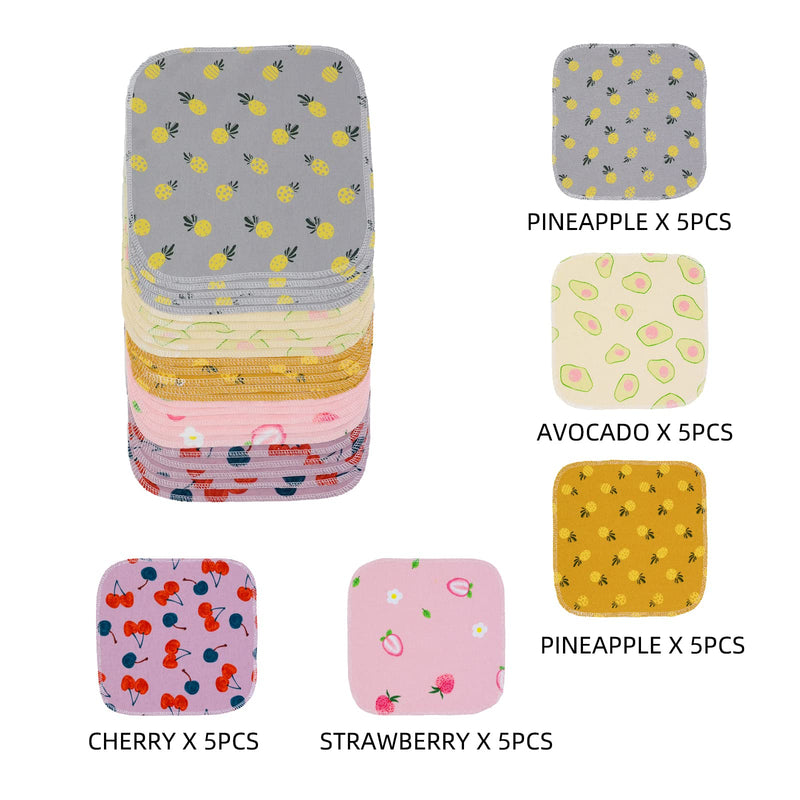 [Australia - AusPower] - Paperless Towels Roll Washable 100% Cotton Cloth, Reusable Paper Towels - 25 Pack with Durable Cardboard Roll - 10" X 10" Zero Waste Reusable Napkins Eco Friendly Paperless Paper Towels 