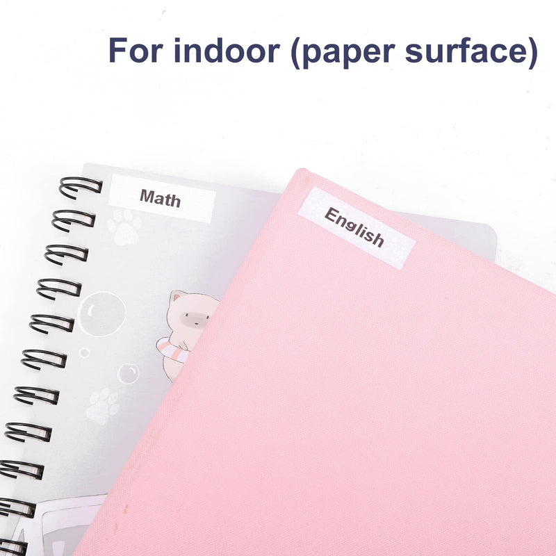 [Australia - AusPower] - Aonomi Compatible Label Tape Replacement for DYMO Letratag Refills 91330 10697 Self-Adhesive Paper LT Tape for DYMO LetraTag Plus LT-100T LT-100H QX50 Label Maker, 1/2 Inch x 13 Feet (10 Pack) 10 