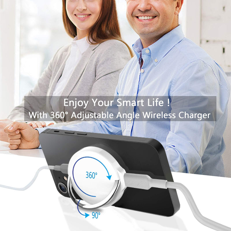[Australia - AusPower] - Magnetic Wireless Charger, Oliomp Qi Certified 15W Max Wireless Fast Charge, with iPhone 13/13 Pro/13 Mini/13 Pro Max/12/Samsung Galaxy/iPhone/LG/Google Pixel/AirPods 