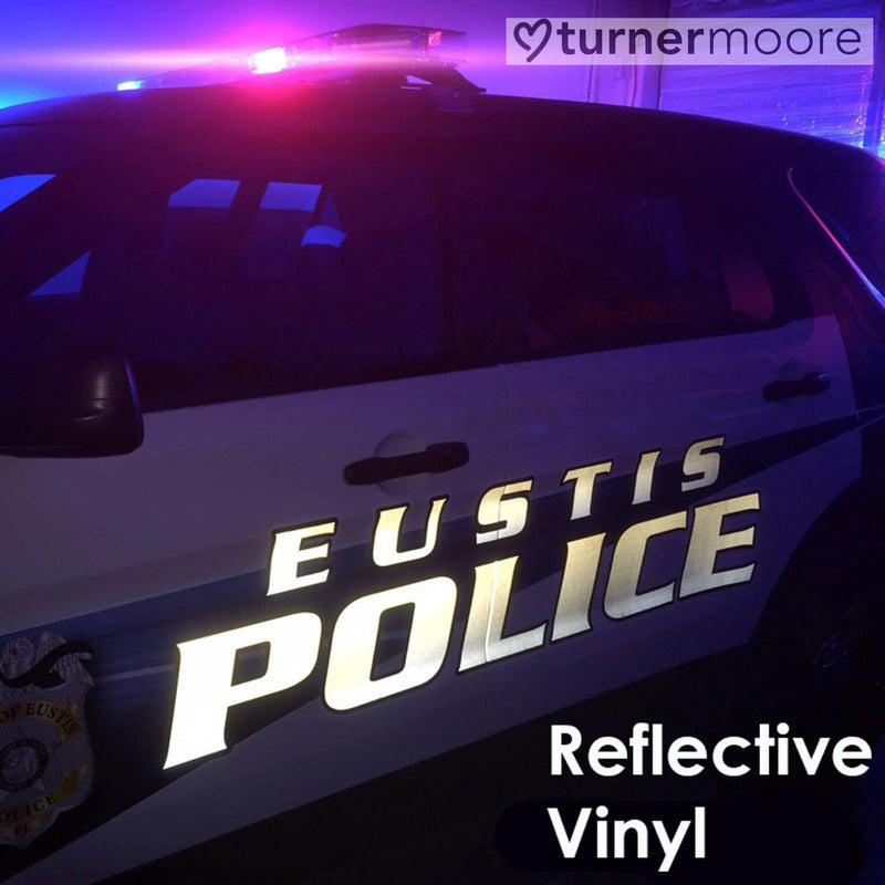 [Australia - AusPower] - Reflective White Vinyl for Cricut, 12" x 48" Roll, Reflective Permanent Vinyl for Crafts, Decals, Bikes, Motorcycles, Helmets, Mailbox, Reflective Tape by Turner Moore Edition (4 FEET, Silver White) 12" x 4FT 