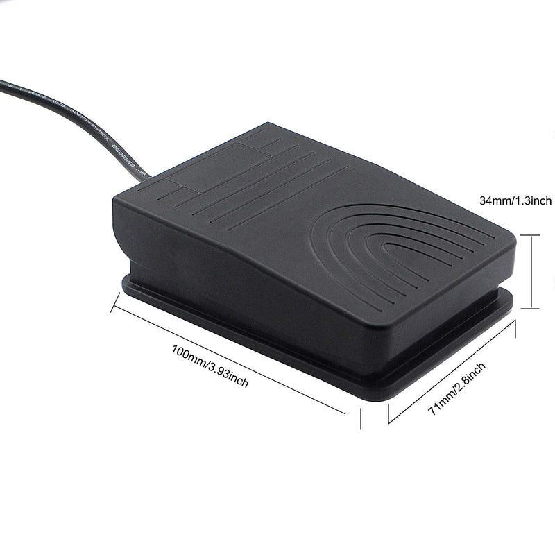 [Australia - AusPower] - [Upgraded] iKKEGOL USB Foot Pedal Switch Video Game PC Hands Free Footswitch One Key Control Program Computer Mouse Keyboard HID with 2M Cable 
