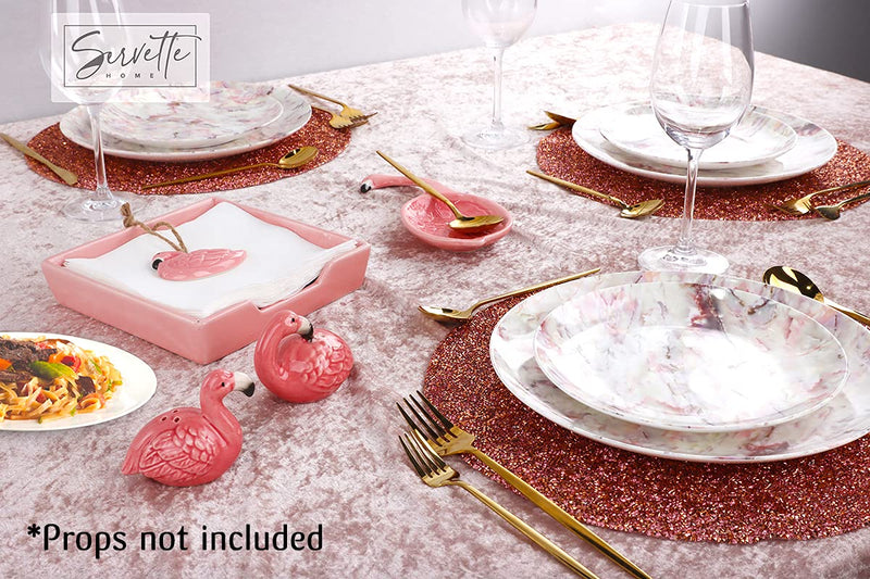 [Australia - AusPower] - Ceramic Bird Salt and Pepper Shaker Collectors Kitchen Décor - Flamingo Pink 