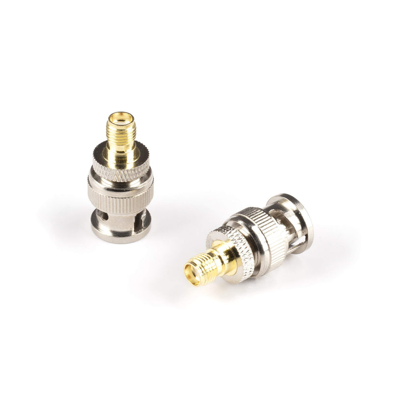 [Australia - AusPower] - THE CIMPLE CO Gold SMA Female to BNC Male Adapter - 4 Pack Coupler - Male to Female Coaxial (RF) Connector, Compatible with RF, SDI, HD-SDI, CCTGV, Camera 