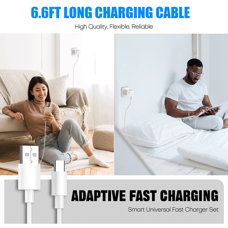 [Australia - AusPower] - Samsung Charger Fast Charging USB Type C Cable 6ft for Android Samsung Galaxy S10/S10e/S10Plus/S9/S9Plus/S8/S8Plus/A51/A52/A53/Note20/Note10/Note9/Note8/S20/S20+/S21/S21+/S22Ultra/S23/S23Ultra/S23+ 