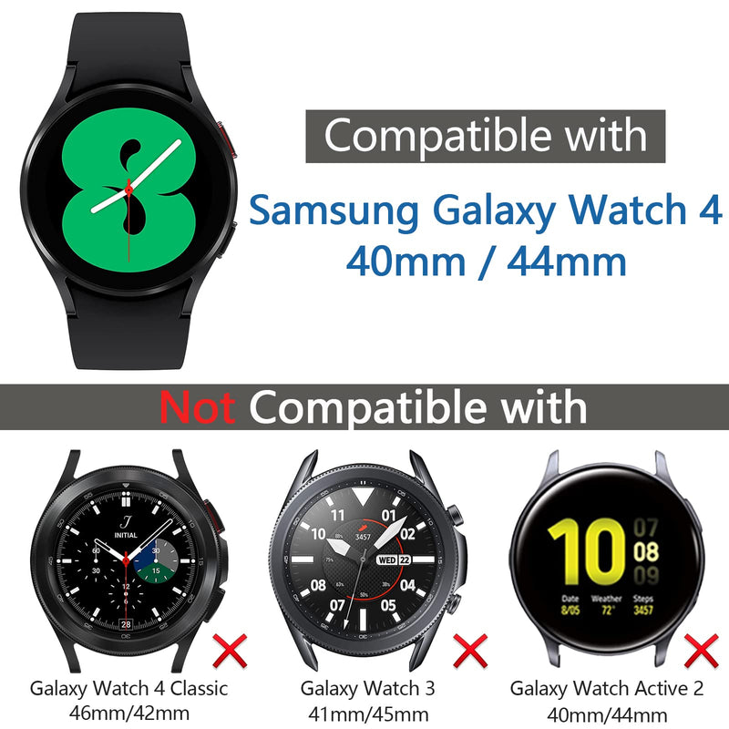 [Australia - AusPower] - Wugongyan Case Compatible with Samsung Galaxy Watch 4 Screen Protector Case 40mm Soft TPU Scratch Resistant Full Cover Protective Case for Galaxy Watch 4 (10-Pack, 40mm) 10-Pack 