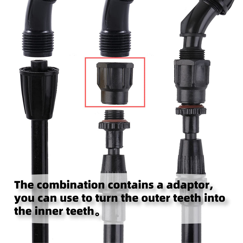 [Australia - AusPower] - Aimela Solid Brass Nozzle, Cone-shaped Adjustable Nozzle, Direct Atomization of Two Models, Suitable for Knapsack Sprayer, Garden Spray, Agricultural Greenhouse Spray Equipment, etc. 
