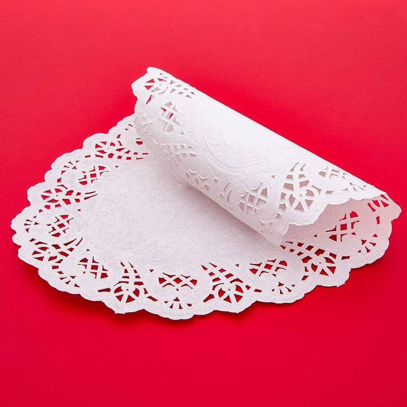 [Australia - AusPower] - Juvale Oval Paper Lace Doilies (7.5 X 10.5 in, 300 Pieces) 