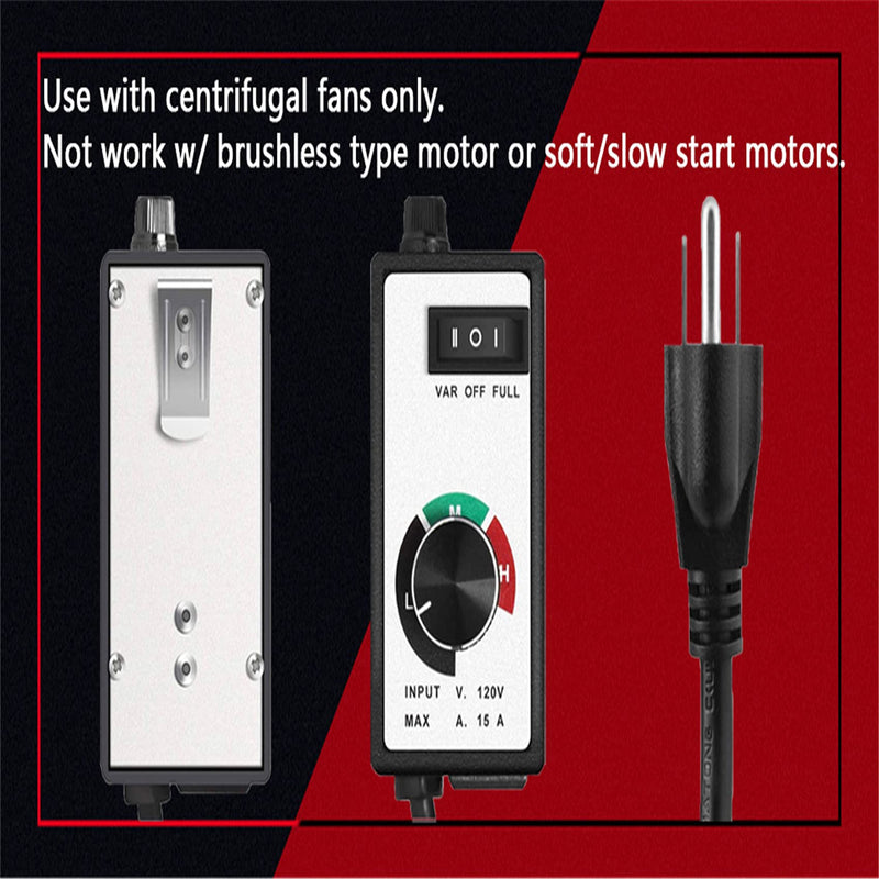 [Australia - AusPower] - For Router Fan Variable Speed Controller Electric Motor Rheostat AC 120V 