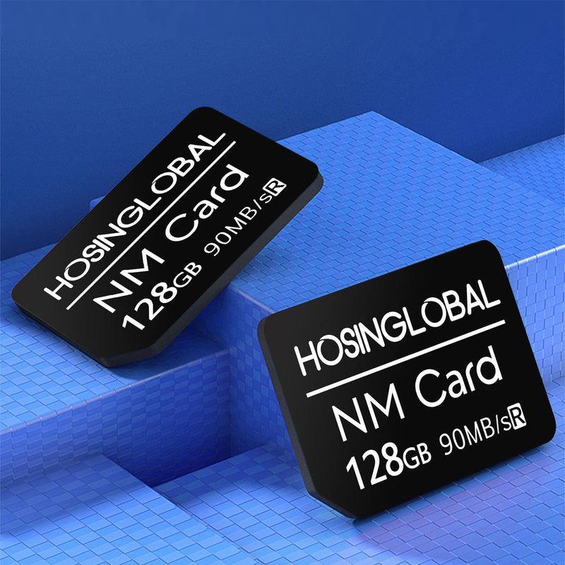 [Australia - AusPower] - Enhanced Version NM Card 128GB 90MB/S Nano Memory Card Nano Card only Suitable for Huawei P30/P30pro/P40 series/Mate20 Series/Mate30 Series Nano 128GB Card black 