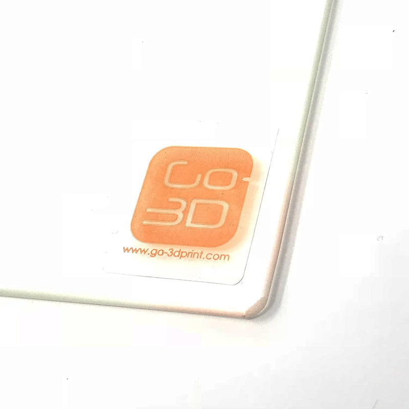 [Australia - AusPower] - GO-3D PRINT 150mm x 150mm Borosilicate Glass Plate/Bed w/Flat Polished Edge for 3D Printer 