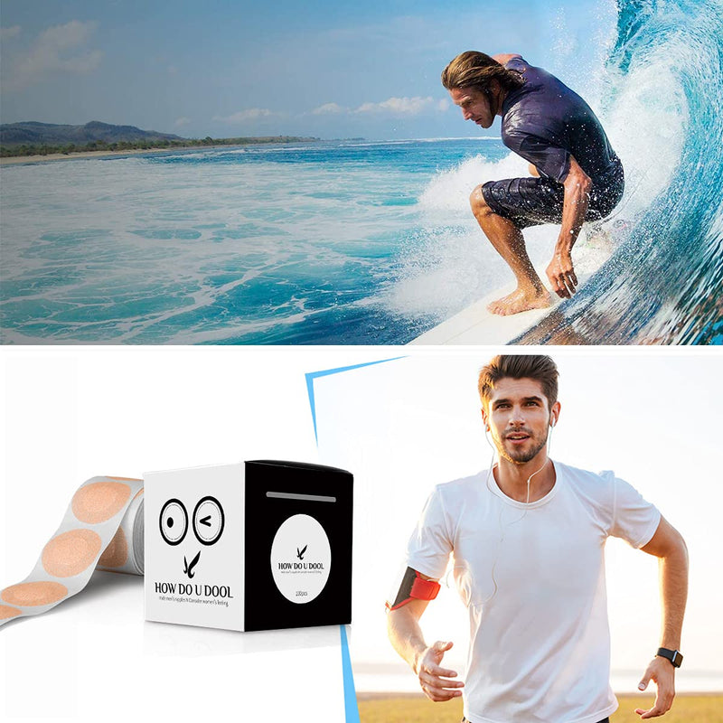[Australia - AusPower] - 2XK-NOV 50 Pairs Disposable Nipple Covers for Men 3.5cm Anti-Chafing Areola Cover Stickers for Runners Ultra Marathon Running Gear 