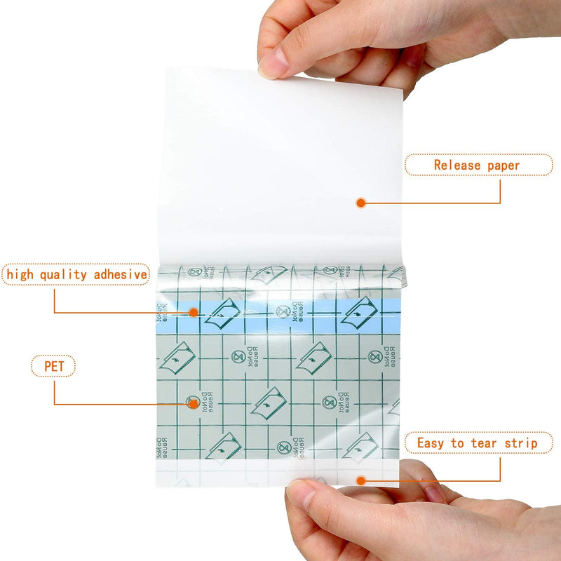 [Australia - AusPower] - Transparent Stretch Adhesive Bandage Waterproof Bandage Clear Adhesive Bandages Dressing Tape for (6 Inch x 10.94 Yard) 6x393.8 Inch (Pack of 1) 