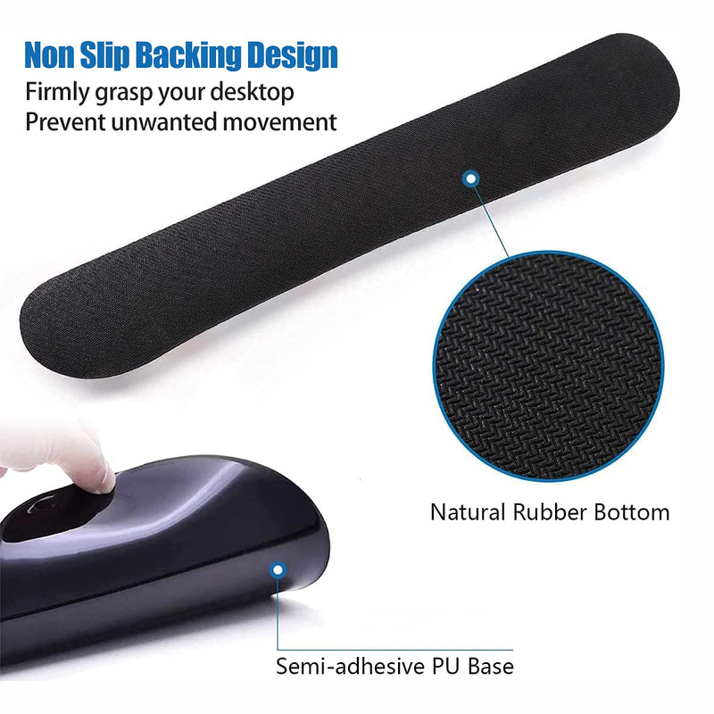 [Australia - AusPower] - Keyboard Wrist Rest and Mouse Pad Wrist Support Set with Coasters, Non-Slip PU Base Ergonomic Gaming Mousepad for Home Office Working Studying Easy Typing & Pain Relief - Cute Pug 