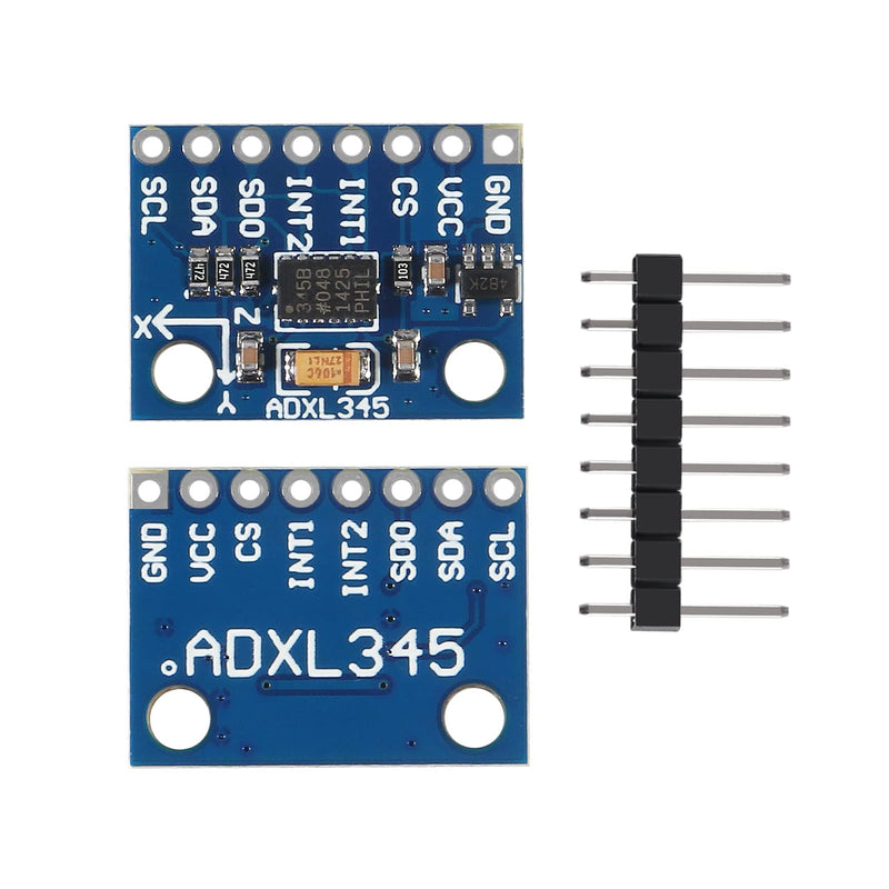 [Australia - AusPower] - 2Pcs GY-291 ADXL345 3-Axis Digital Three-axis Acceleration of Gravity Tilt Inclination Module IIC/SPI Transmission for Ardu ino 