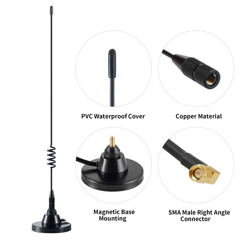 [Australia - AusPower] - Long Range Replacement Strengthen Magnetic Base Mount Extend Receiver Antenna for Garmin GPS Alpha 100 200 Astro 220 320 430, Eifagur 