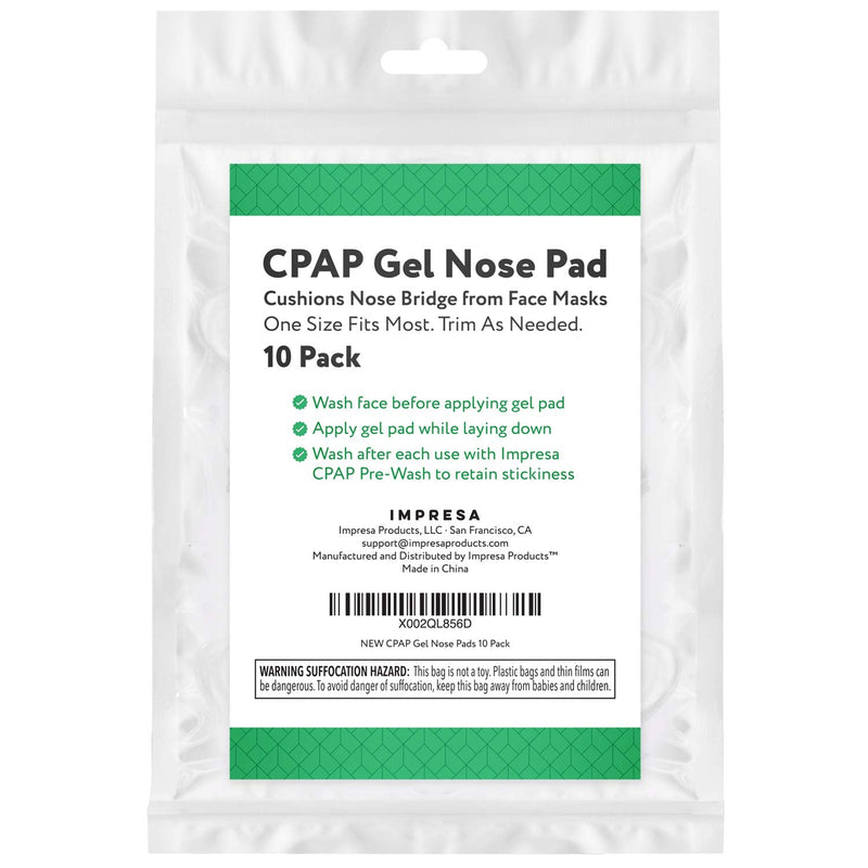 [Australia - AusPower] - 10 Pack Nasal Pads for CPAP Mask - CPAP Nose Pads - CPAP Supplies for CPAP Machine - Sleep Apnea Mask Comfort Pad - Custom Design & Can Be Trimmed to Size - CPAP Cushions for Most Masks 