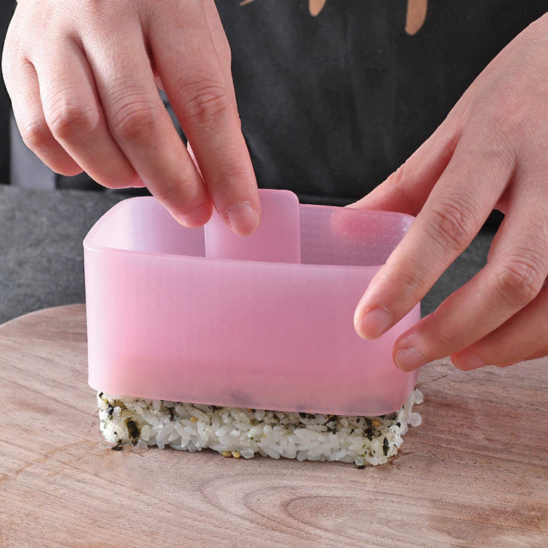 [Australia - AusPower] - Rice Ball Mold, 3 Pack Onigiri Mold, Cute Cat Kitten Sushi Mold for Kids, Musubi Maker Press, Classic Triangle Rice Ball Maker Sushi Mold Kit for Lunch Bento Box Accessories 