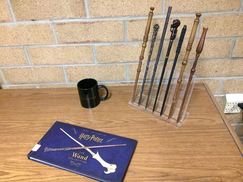 [Australia - AusPower] - Magic Wand Vertical Display. Made from transparent acrylic, makes your wands look like they are floating. 