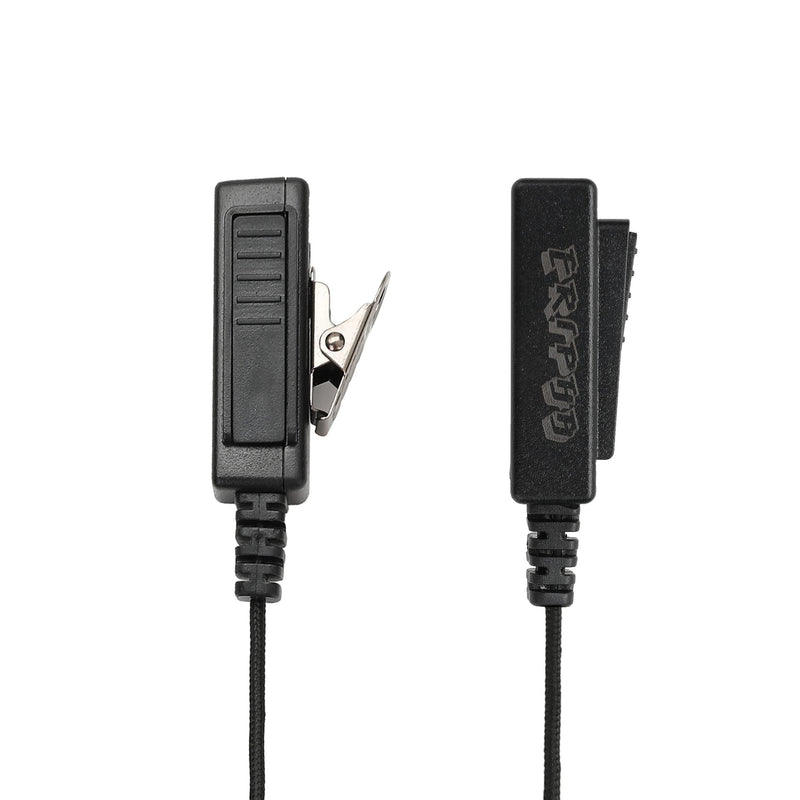 [Australia - AusPower] - ERIPHA Two Way Radio Earpiece with PTT Compatible with Baofeng UV-5R BF-888S/ F8HP Kenwood Walkie Talkie 2 Pin 【Braided Cable】 Surveillance Headset with Mic Reinforced Cable (Kenwood-2 Pin) Kenwood-2 Pin 