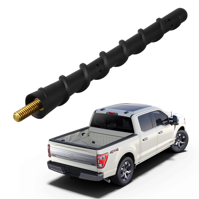 [Australia - AusPower] - KSaAuto Antenna for Ford F150 2009-2022, 8 Inches Truck Antenna, Car Radio FM/AM Reception, Spiral Rubber Car Antenna, Ford F150 Accessories 