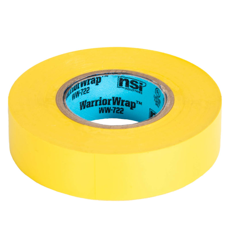 [Australia - AusPower] - NSi Industries WarriorWrap Select 3/4 in. x 60 ft. 7 mil Vinyl Electrical Tape, Yellow (WW-722-YL) 