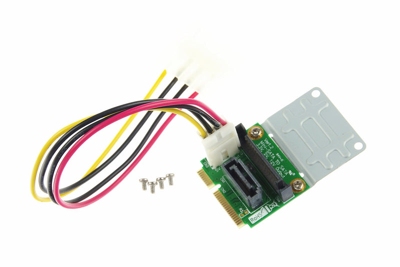 [Australia - AusPower] - KNACRO Mini SATA to SATA Adapter 7Pin (with Power Interface) 