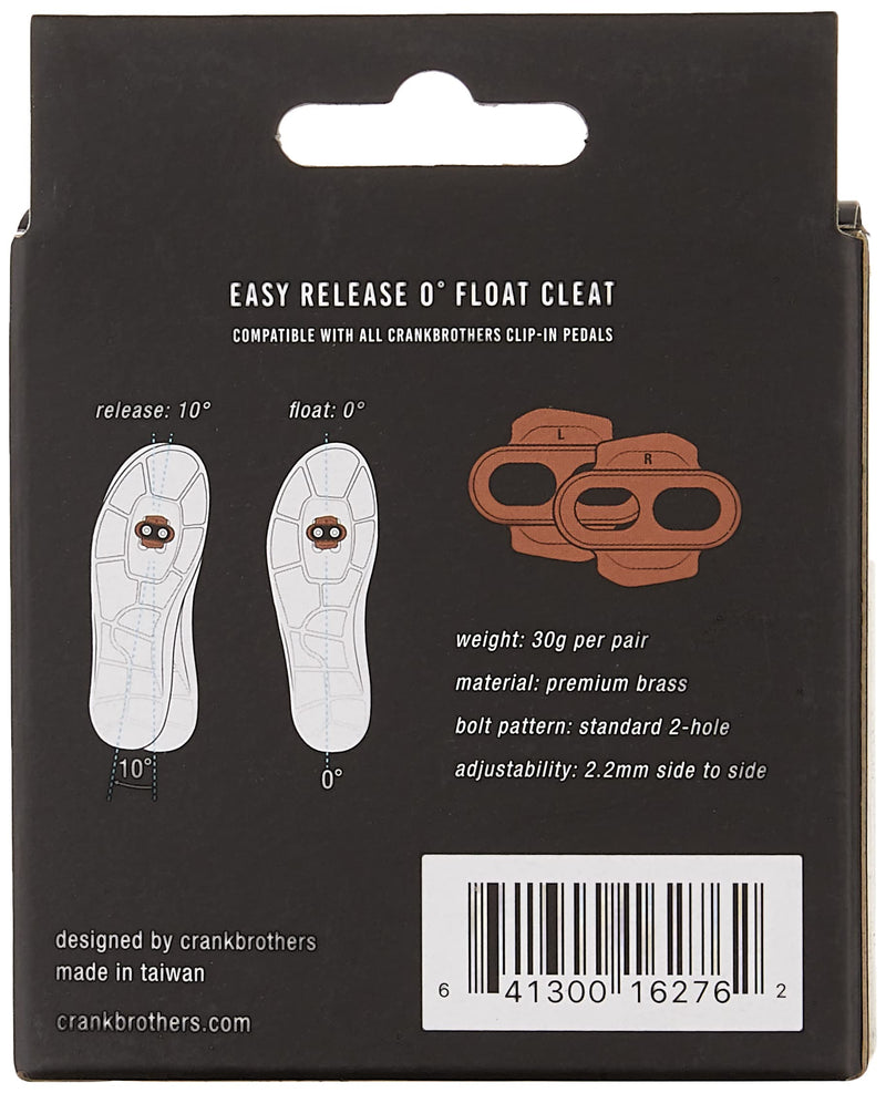 [Australia - AusPower] - CRANKBROTHERS Cleats 0 Degree Black 