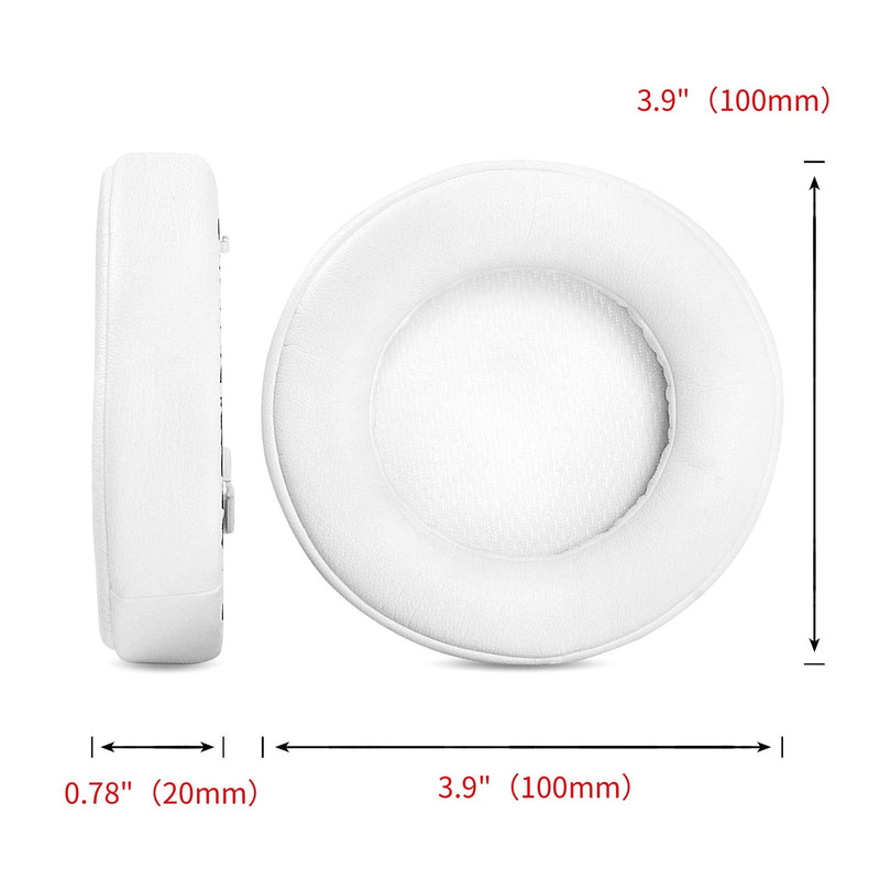 [Australia - AusPower] - Ear Pads Compatible with Corsair Virtuoso RGB Wireless SE Gaming Headset-Memory Foam Earcups Cushions Replacement (White) White 
