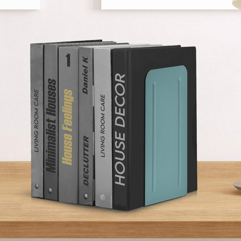 [Australia - AusPower] - Acrimet Jumbo Premium Metal Bookends 9" (Heavy Duty) (Green Color) (1 Pair) 