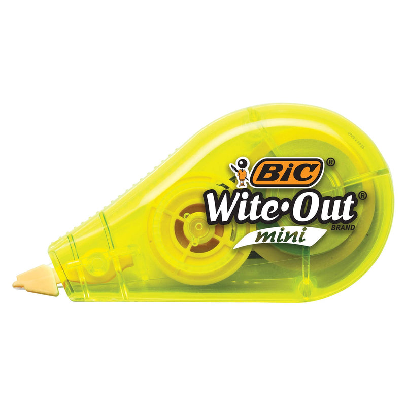 [Australia - AusPower] - BIC Wite-Out Brand Mini Correction Tape, White, Tape Applies Dry, Great For School And Home 12-Count 