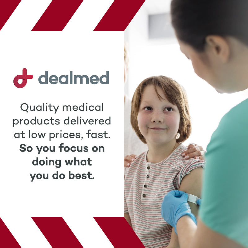 [Australia - AusPower] - Dealmed Sterile Flexible Fabric Adhesive Bandages – 1x3 Inch – 100/Box - 3 Boxes - Breathable First Aid Strip Pack - Soft Stretch Wound Patch For Medical, Emergency Kits & Clinic 