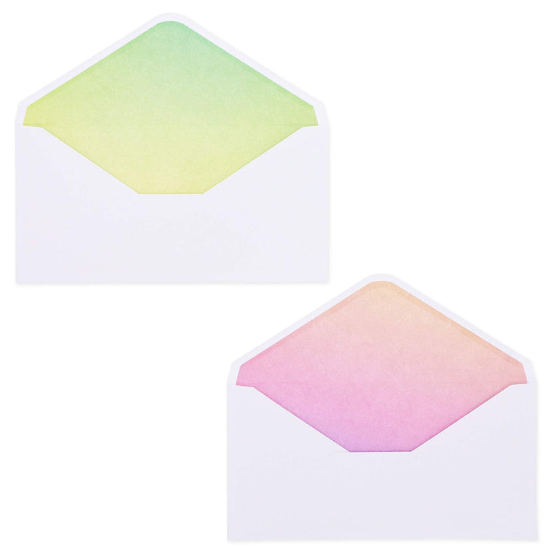 [Australia - AusPower] - Lined Watercolor Stationery Paper and Envelopes Set (10.25 x 7.25 Inches, 90 Pieces) 