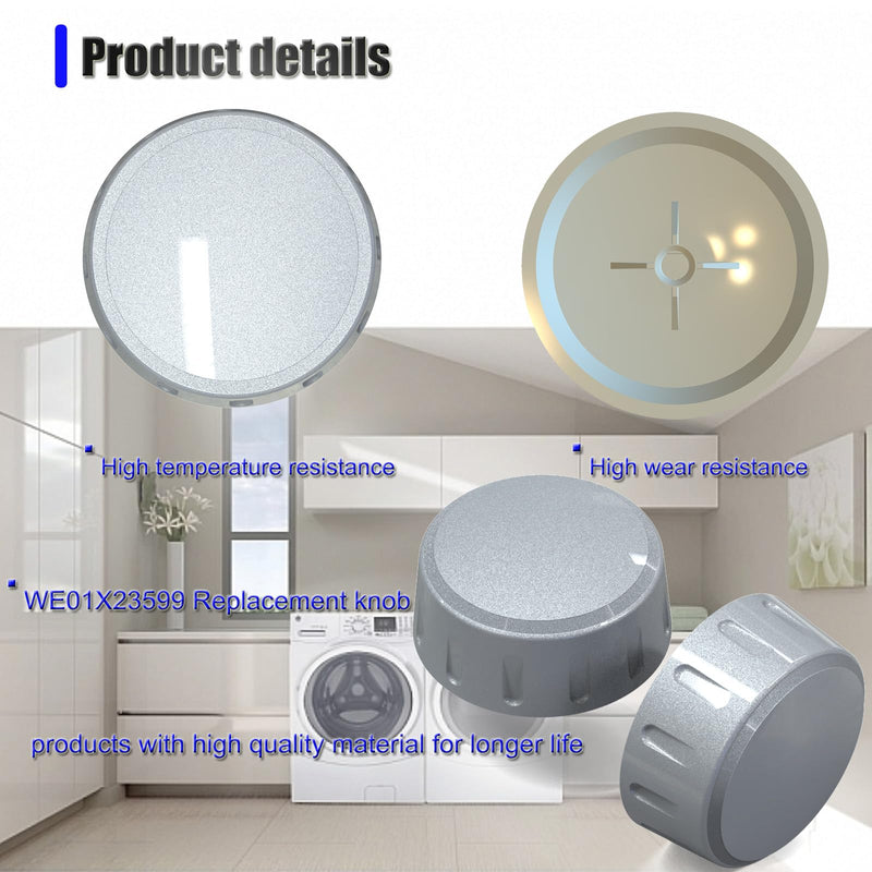 [Australia - AusPower] - New Upgrade WE01X23599 WH11X20875 GE Clothes Washer Cycle Selector Range Knobs Replacement Dryer Machine Control Board Parts Universal Electric Handle Accessories 4587354 PS11759035ï¼ˆ1Pcsï¼‰ 1 