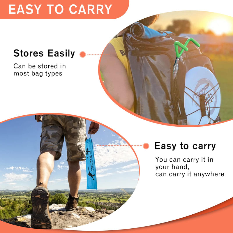 [Australia - AusPower] - LQLMCOS Disc Golf Retriever Pole,Disc Retriever Telescoping Pole with Hook,Expands to 10/16 Feet,Disc Golf Stick Disc Golf Grabber,Disc Golf Gripper Pole,Disc Golf Equipment Disc Golf Accessories 10 FT 