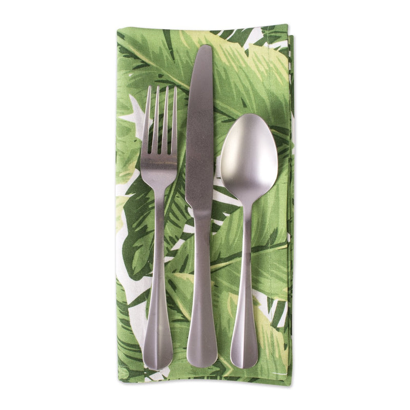 [Australia - AusPower] - DII 100% Cotton Buffet Napkin, Machine Washable, Oversized, Everyday Basic, 20x20, Banana Leaf, 6 Piece 