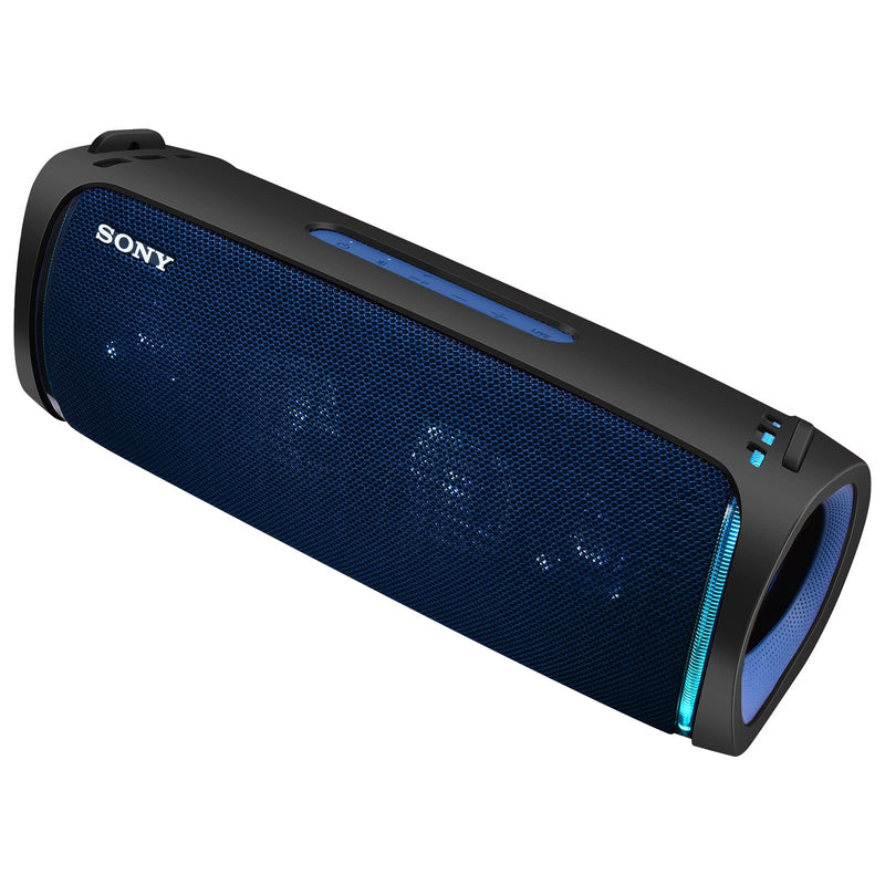 [Australia - AusPower] - Silicone Case Skin for Sony SRS-XB43, Sony SRS-XB43 Extra BASS Wireless Portable Speaker Carrying Cover with Strap (Black) Black 