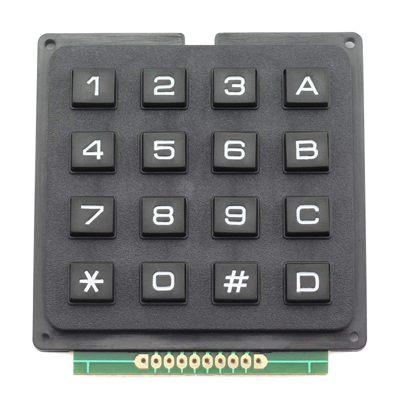 [Australia - AusPower] - Tegg 1PC 4x4 Keypad MCU Boar Matrix Array Switch Tactile Keypad 16 Button for Arduino 