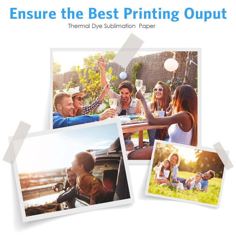 [Australia - AusPower] - Liene Photo Printer Paper & Cartridge, Cartridge Refill & Photo Paper- 40 Pack Liene Photo Paper 40sheets + 1 cartridge 