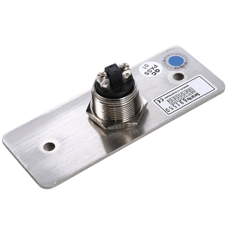 [Australia - AusPower] - UHPPOTE Momentary Push to Exit Button Switch NO/COM Output Stainless Steel Panel for Access Control Hollow Door 