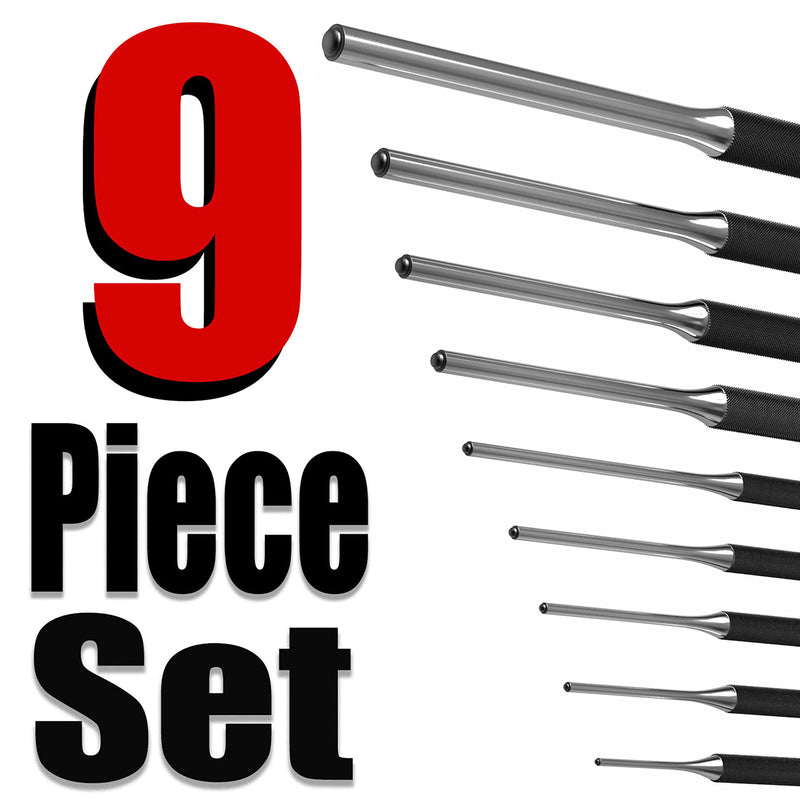 [Australia - AusPower] - TuffMan Tools, Roll Pin Punch Set 9pc - Great for Gun Building and Removing Pins 