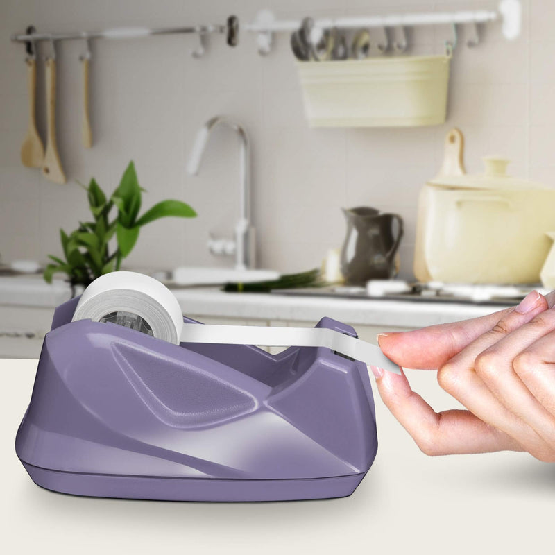 [Australia - AusPower] - Acrimet Premium Desktop Tape Dispenser Non-Skid Base (Heavy Duty) (Purple Color) 