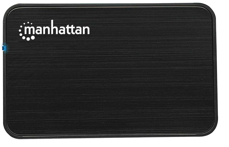 [Australia - AusPower] - Manhattan USB 2.0 2.5-Inch SATA Hard Drive Enclosure, Black (130042) 