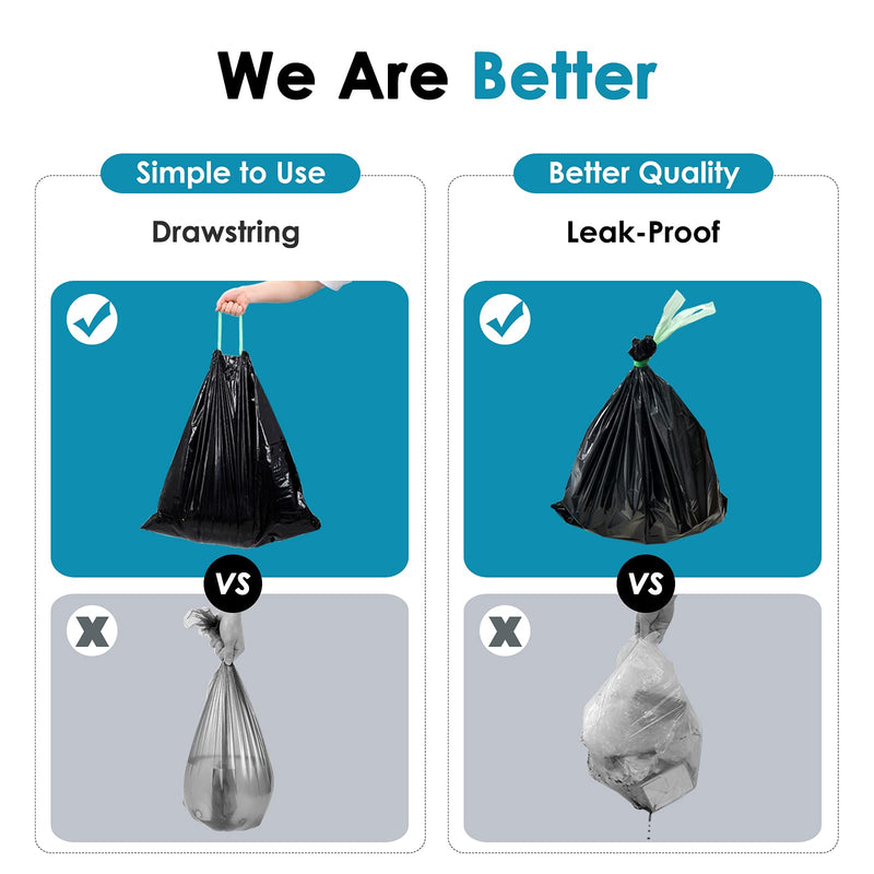 [Australia - AusPower] - TRIPTIPS Portable Toilet Bags 20 Count Drawstring 8 Gallon Camping Toilet Bags Toilet Waste Bags Leak-Proof Toilet Liners, Trash Bags for Camping, Hiking, Traveling 1 Roll *20 Counts 